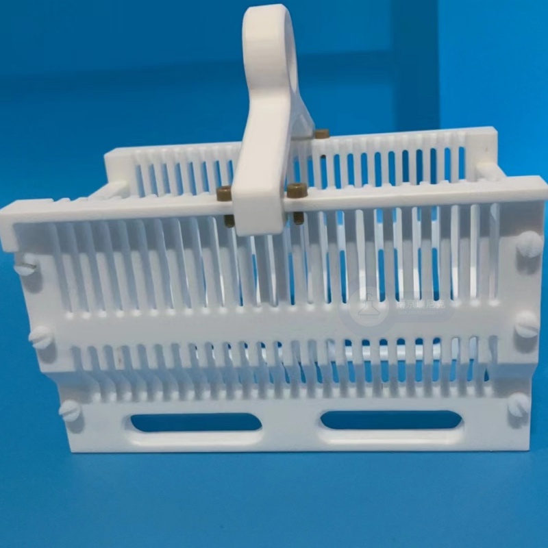 特氟龍清洗花籃清洗架定制四氟模具ITO/FTO顯影去膠 刻蝕花籃